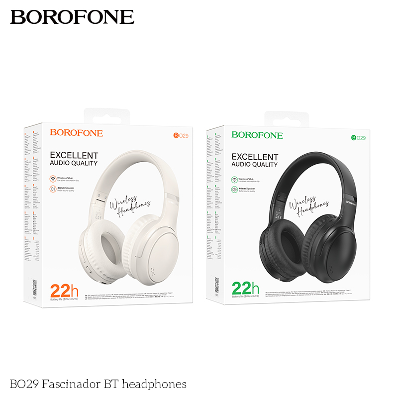 Tai nghe chụp Borofone BO29 (22h)