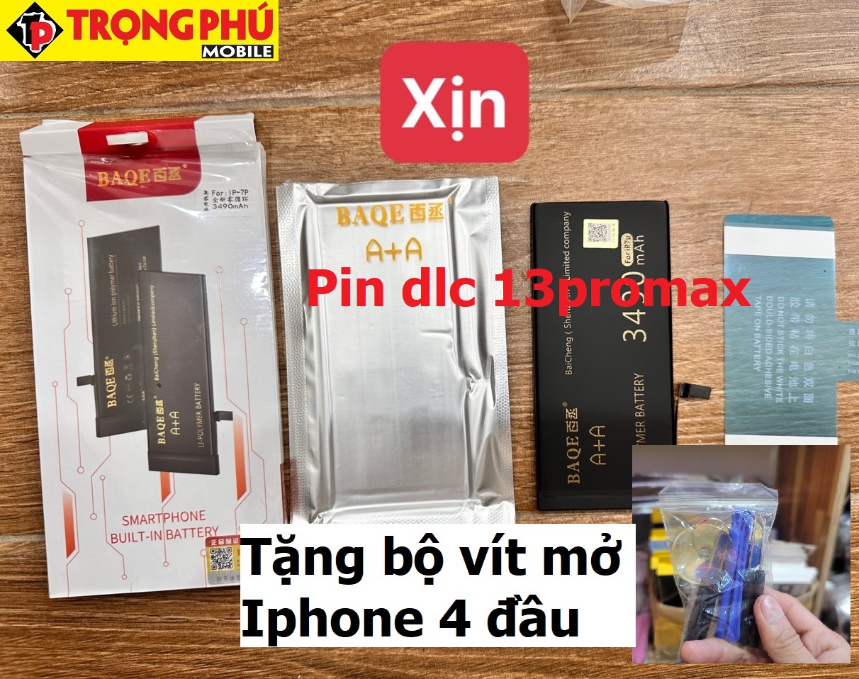 Thay Pin IPhone 13 ProMax Dung lượng cao Chính hãng BAQE