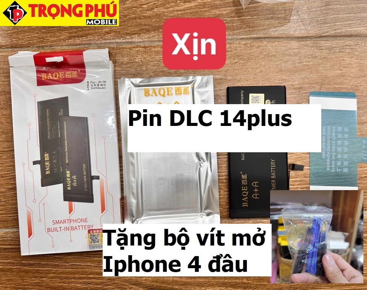 Thay Pin IPhone 14plus Dung lượng cao Chính hãng BAQE