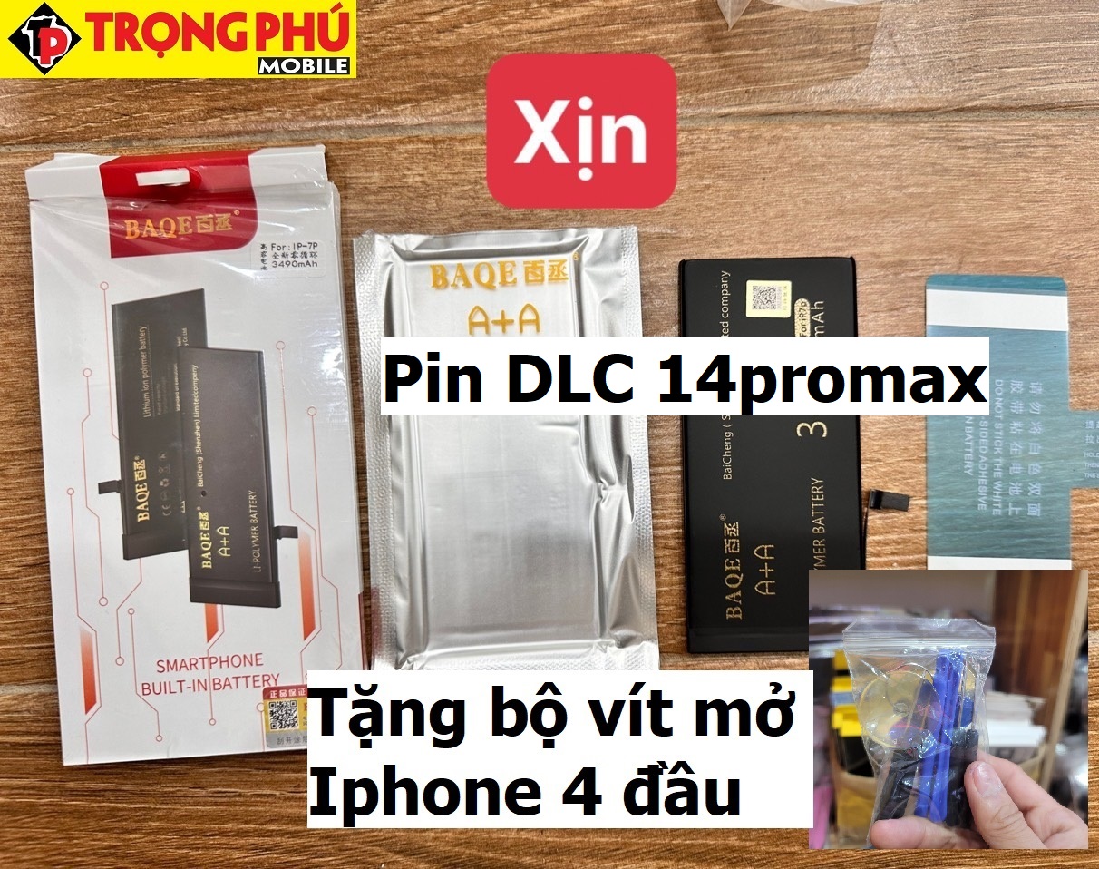 Thay Pin IPhone 14 ProMax Dung lượng cao Chính hãng BAQE