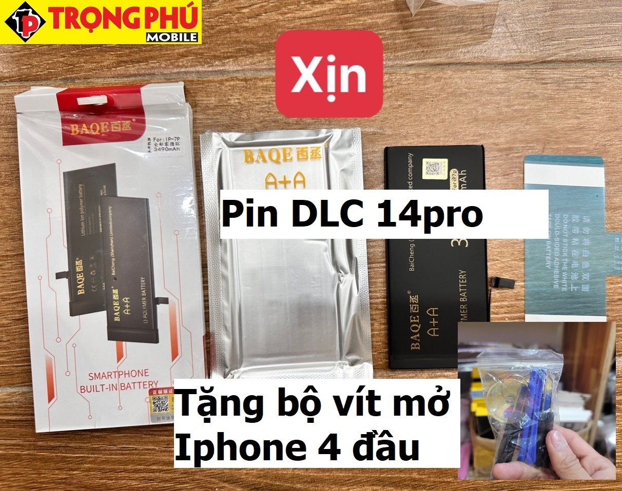 Thay Pin IPhone 14 Pro Dung lượng cao Chính hãng BAQE