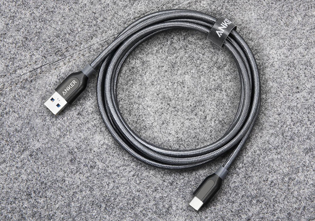 Cáp sạc Anker 541 USB-C to Lightning Nylon (Bọc dù) 0.9M