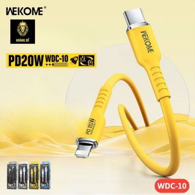 Cáp Sạc Nhanh 20w Wekome WDC 10 Type-c Ra Lighining (DD)