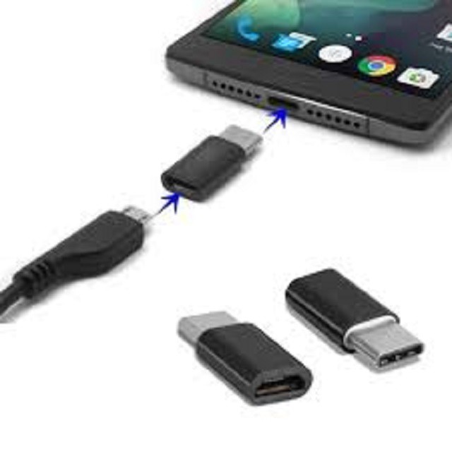 Đầu Chuyển Sạc Micro USB Sang Type-C SS