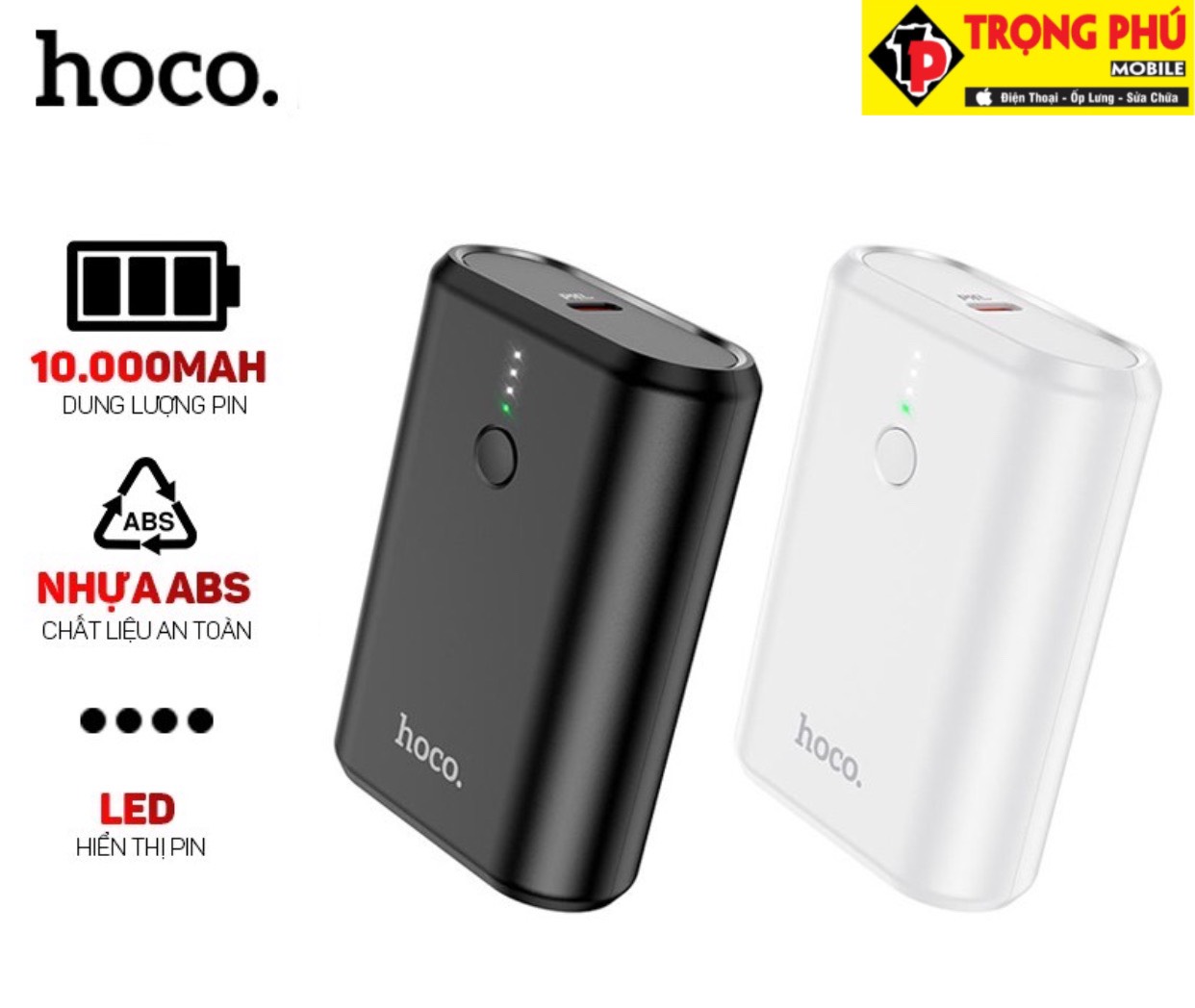 Pin sạc dự phòng Hoco Q3 10.000mah Trọng phú mobile