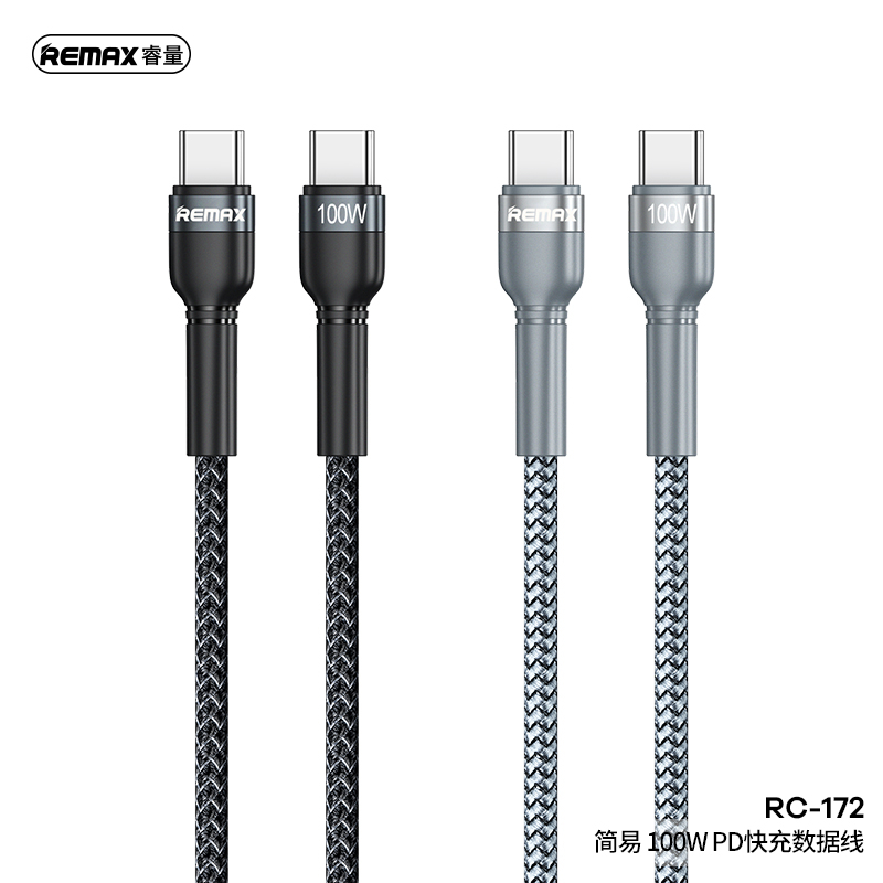 Cáp sạc Remax RC-172 100w typeC-typeC 5A
