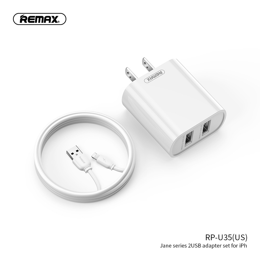 Bộ sạc Remax RP-U35 12w usb-lighting iphone