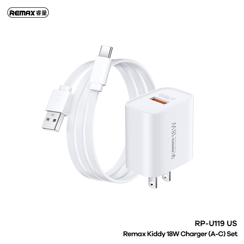 Bộ sạc Remax Kiddy RP-U119 18w USB-TypeC