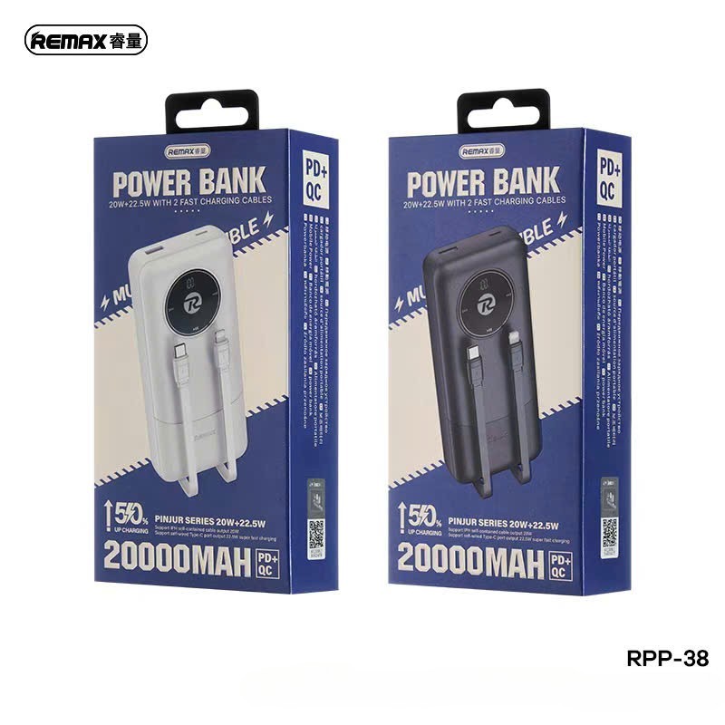 Pin Sạc dự phòng Remax RPP-38 20.000mah 22.5w