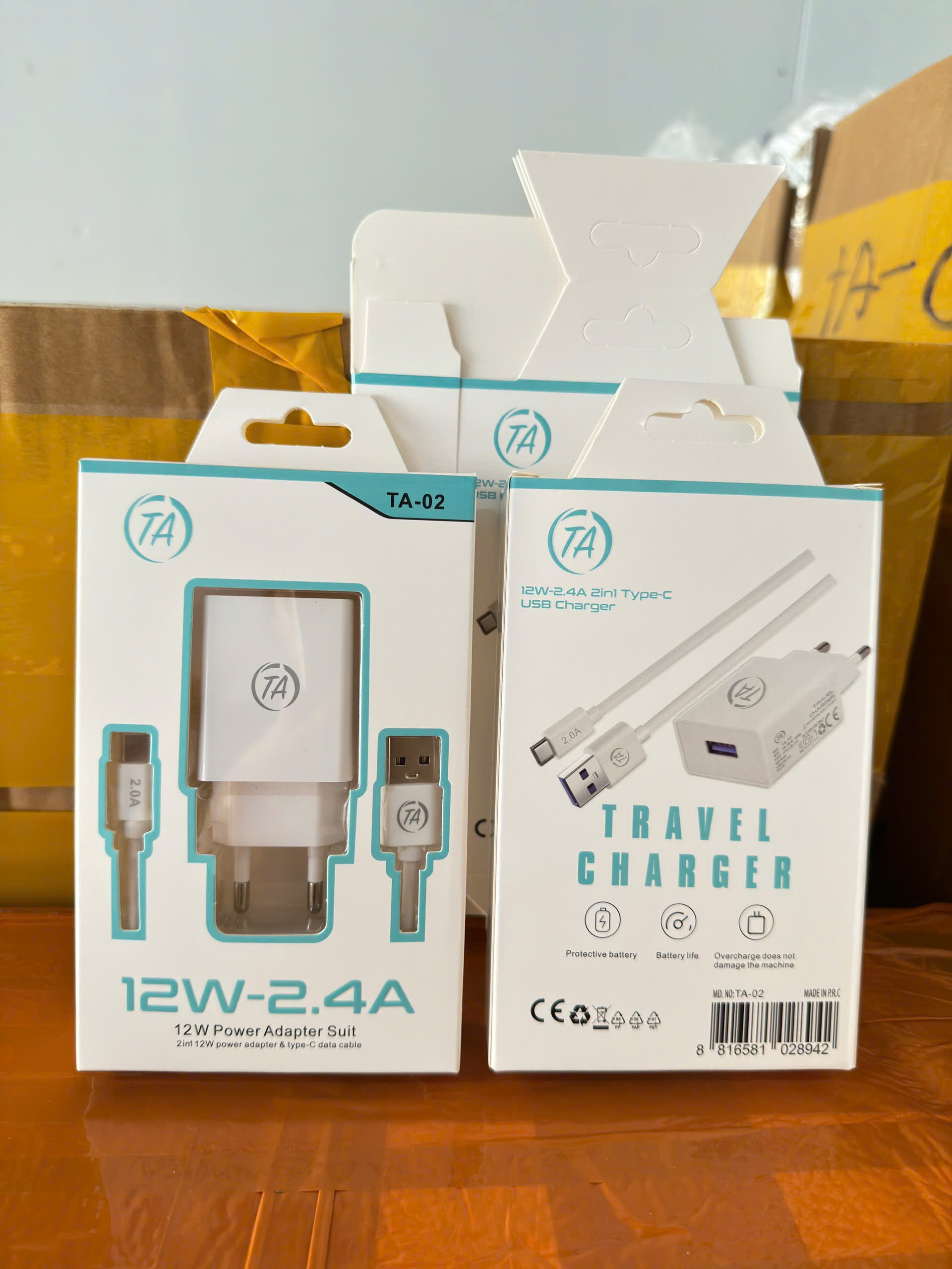 Bộ sạc USB-typeC TA-02 12w 70k