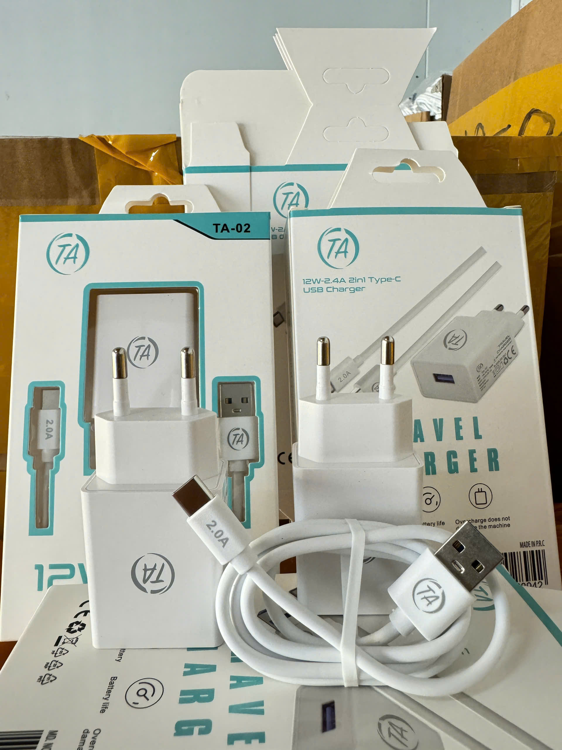 Bộ sạc USB-typeC TA-02 12w 70k