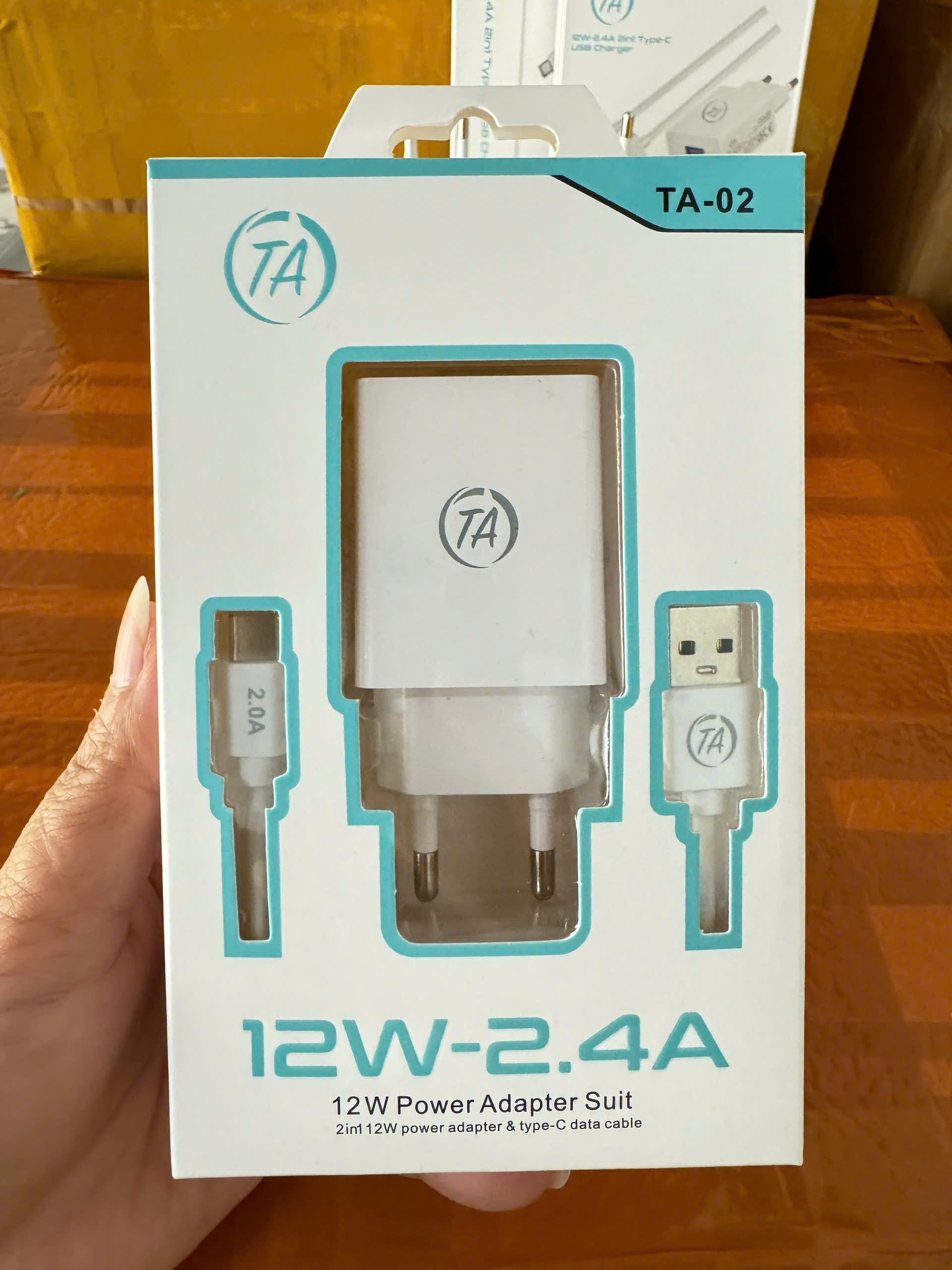 Bộ sạc USB-typeC TA-02 12w 70k