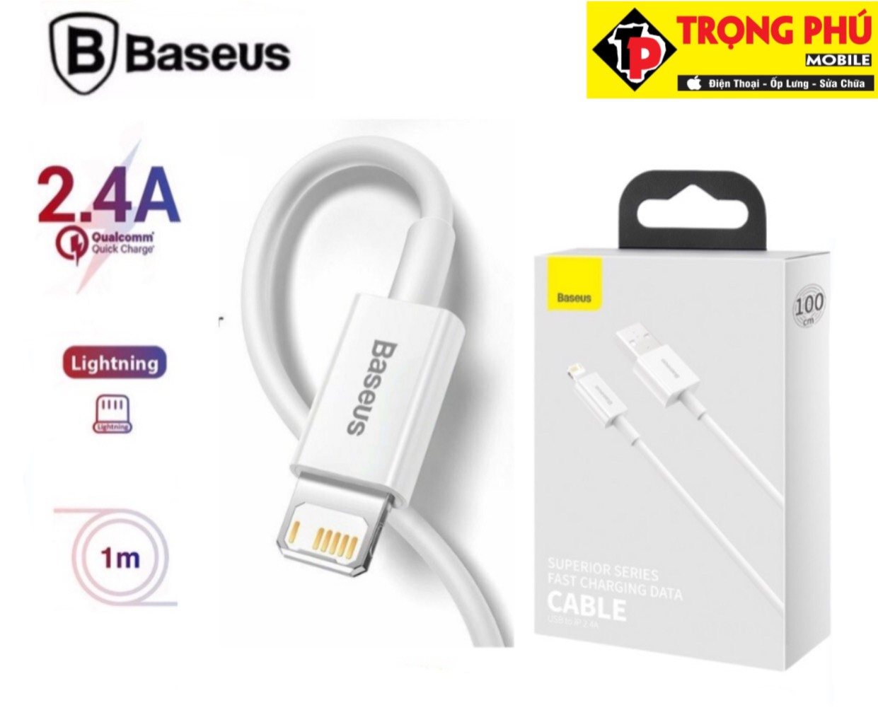 Cáp sạc Baseus Superior Trọng phú mobile