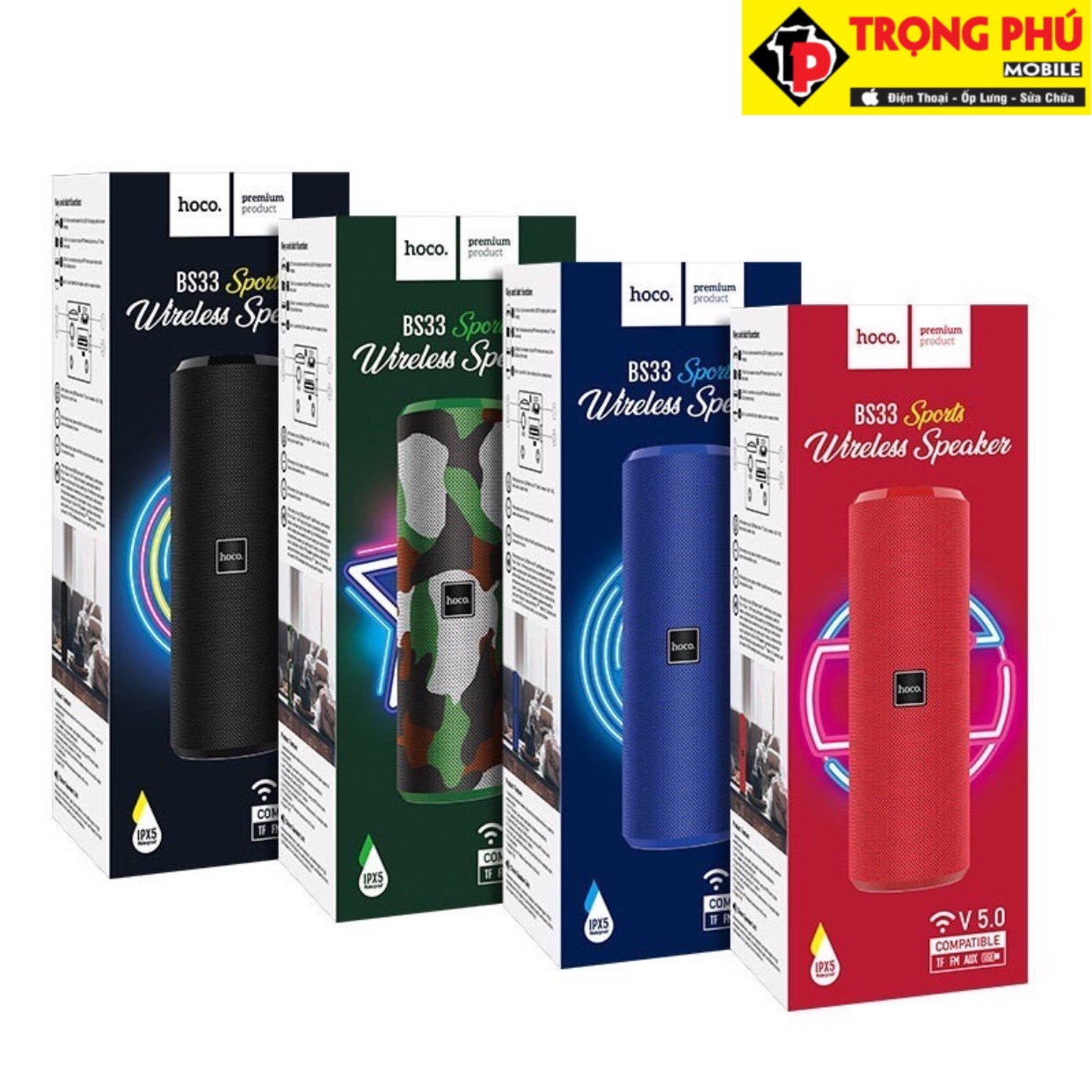 Loa Bluetooth HOCO BS-33 Trọng phú mobile