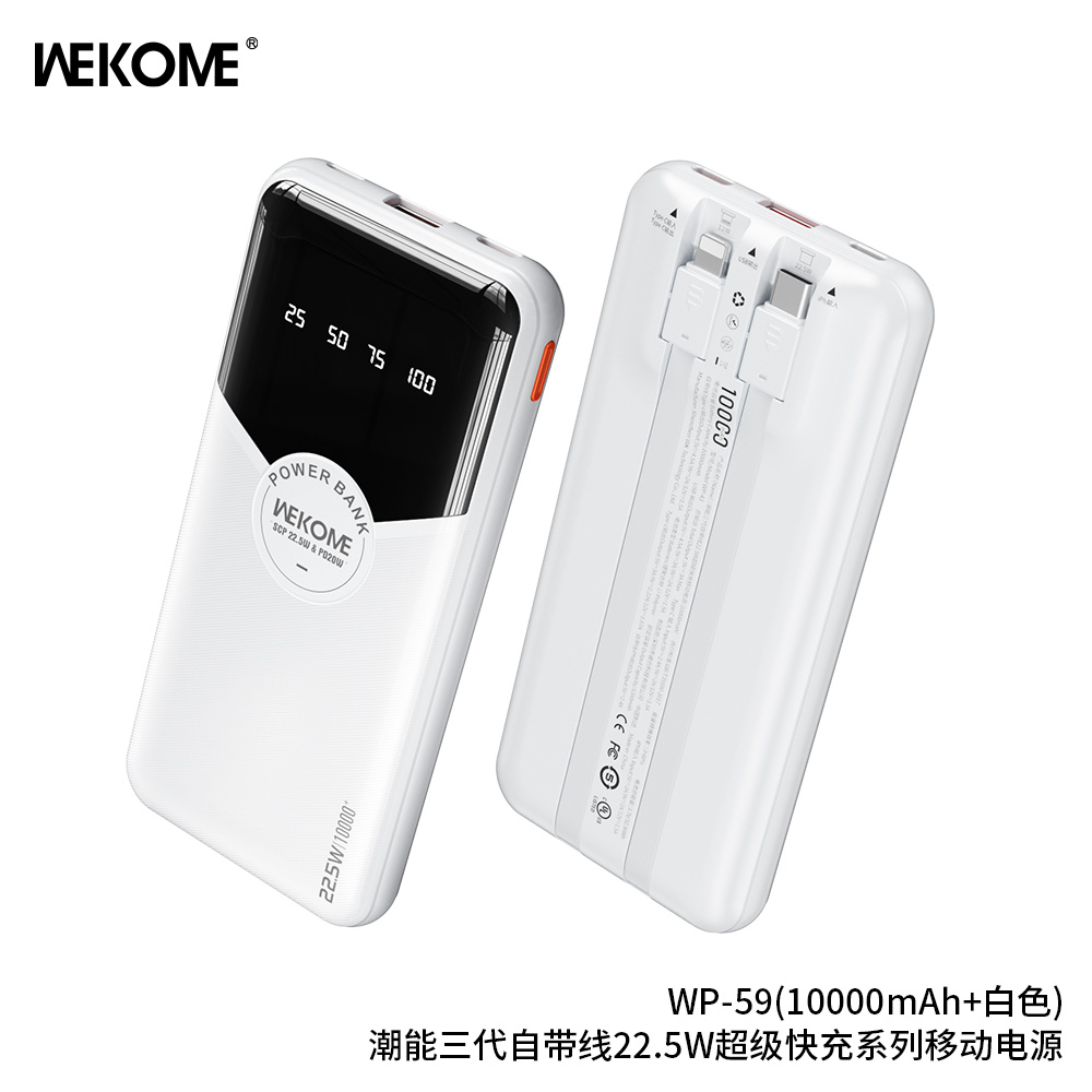 Pin Sạc dự phòng Wekome WP-59 10.000mah 22.5w