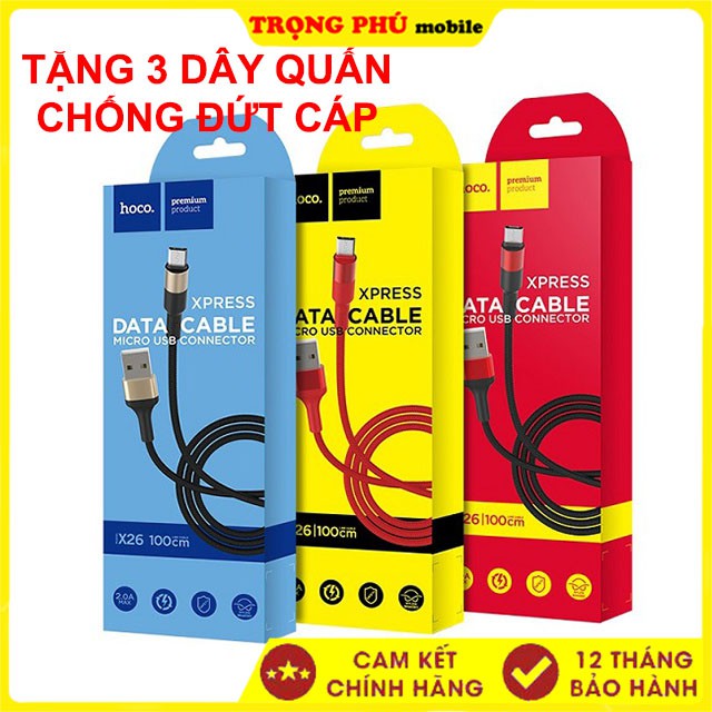 Cáp Sạc Hoco X26 Trọng phú mobile