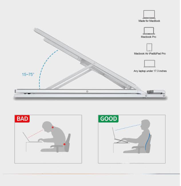 Kệ, giá đỡ Laptop 2 thanh chữ X