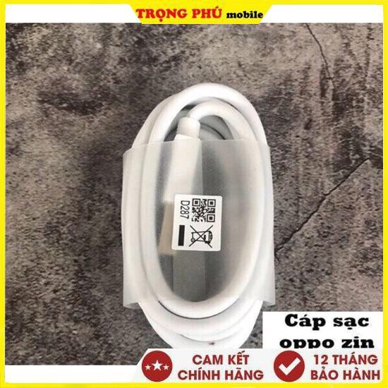 Cáp sạc USB-Micro trắng cho Oppo