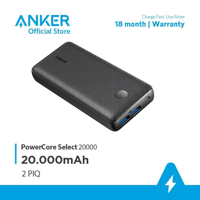 Pin sạc dự phòng Anker PowerCore Select 2A1M 18W 20000mah Trọng phú mobile