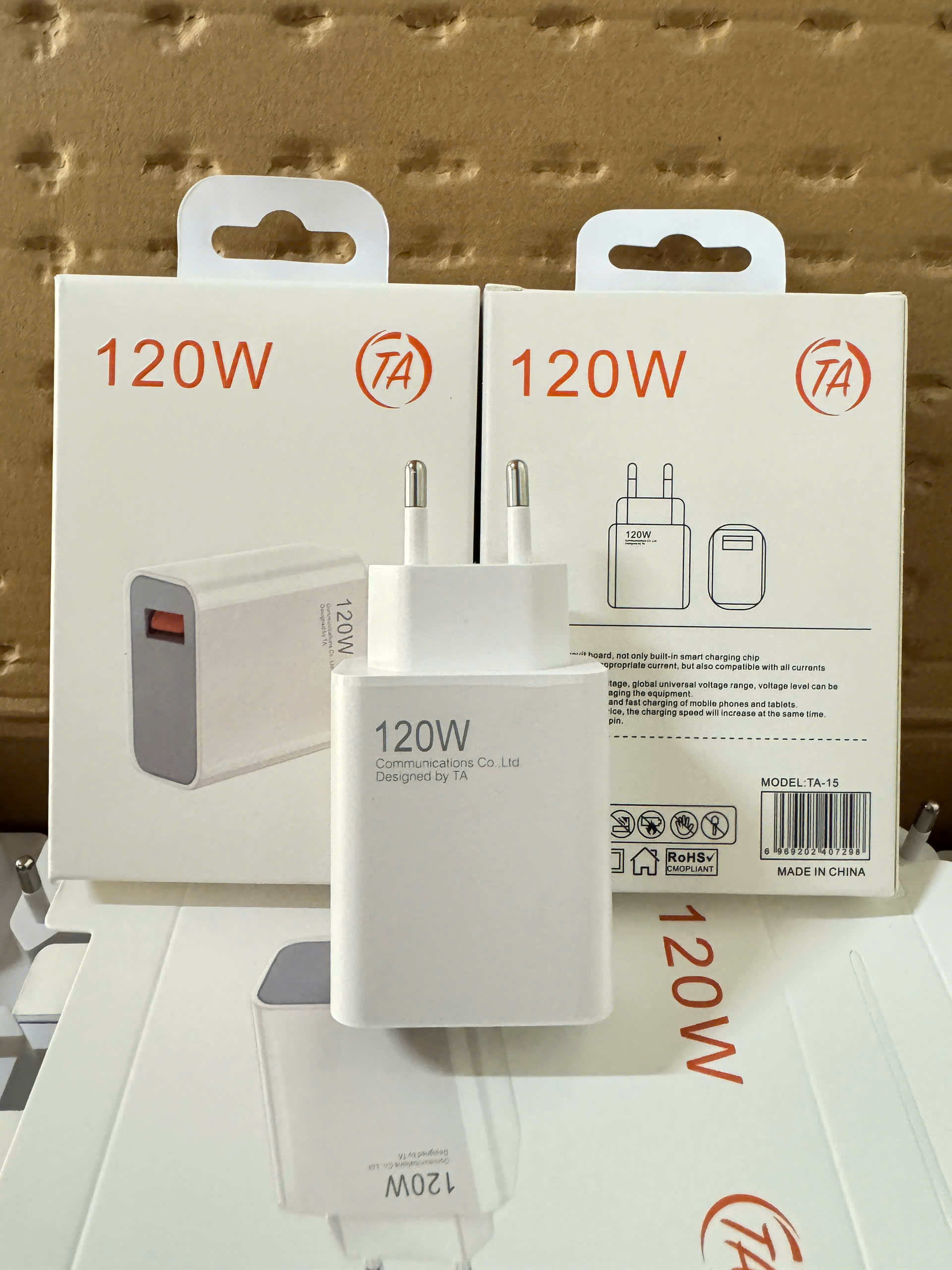 Cốc sạc USB 120w TA-15 cho các dòng Xiaomi, oppo, vivo, realme150k