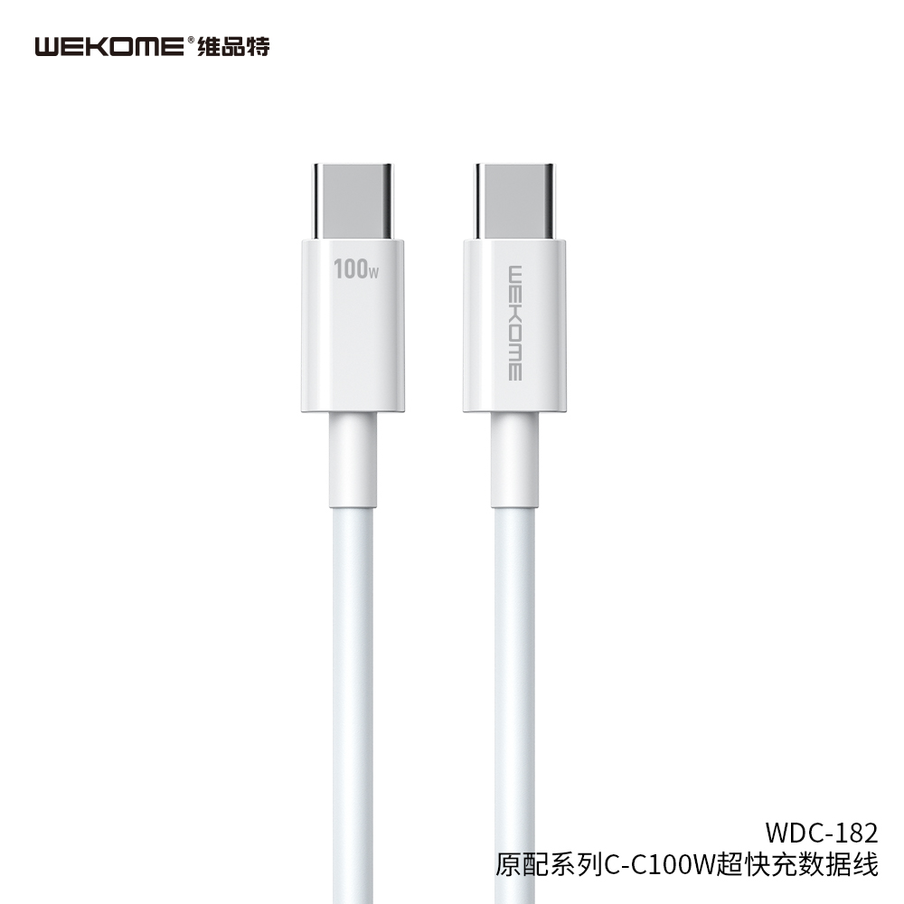 Cáp sạc Wekome WDC-182 100w TypeC-typeC
