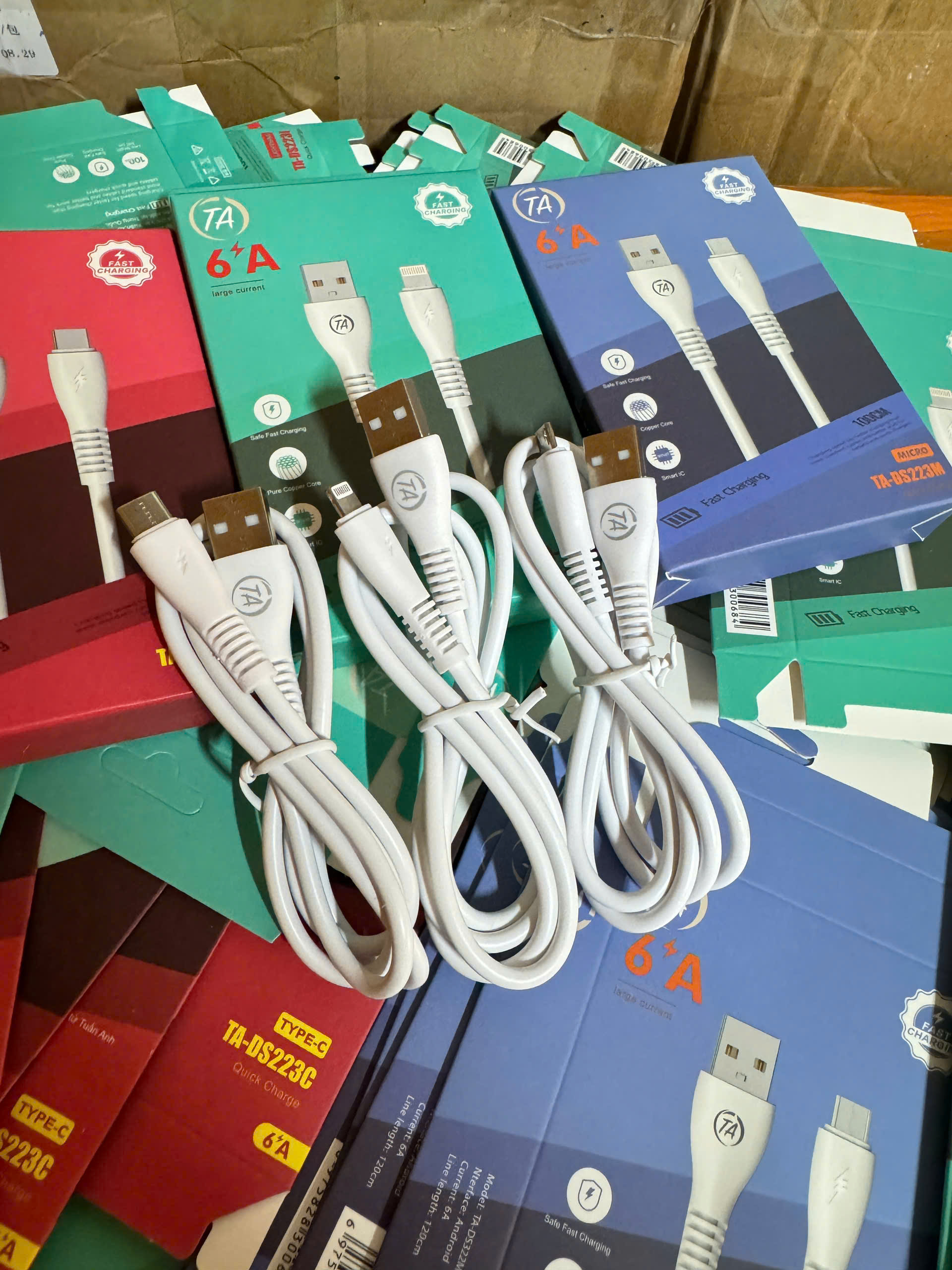 Cáp sạc USB-TypeC 6A TA-DS223C 40k