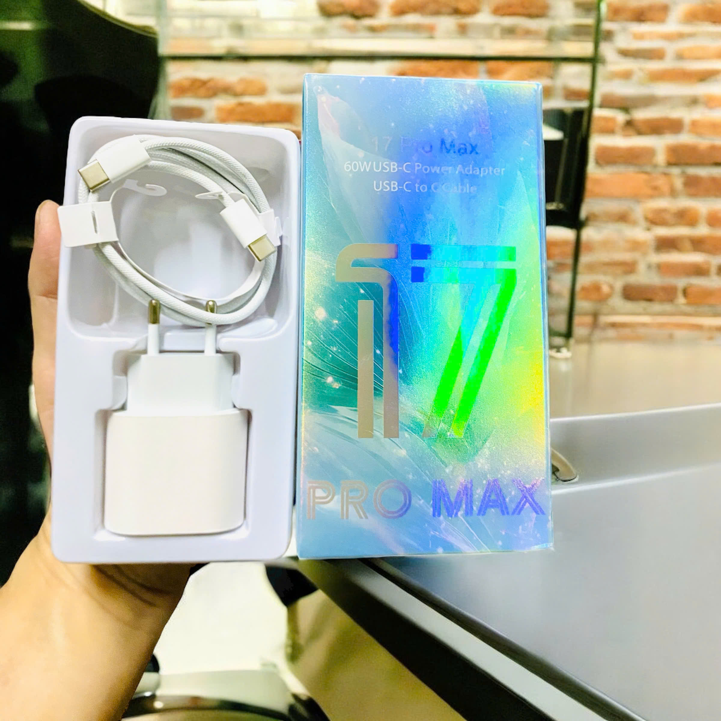 Bộ sạc TypeC-TypeC 60w nhanh cho ip 17PRM, SS, oppo...