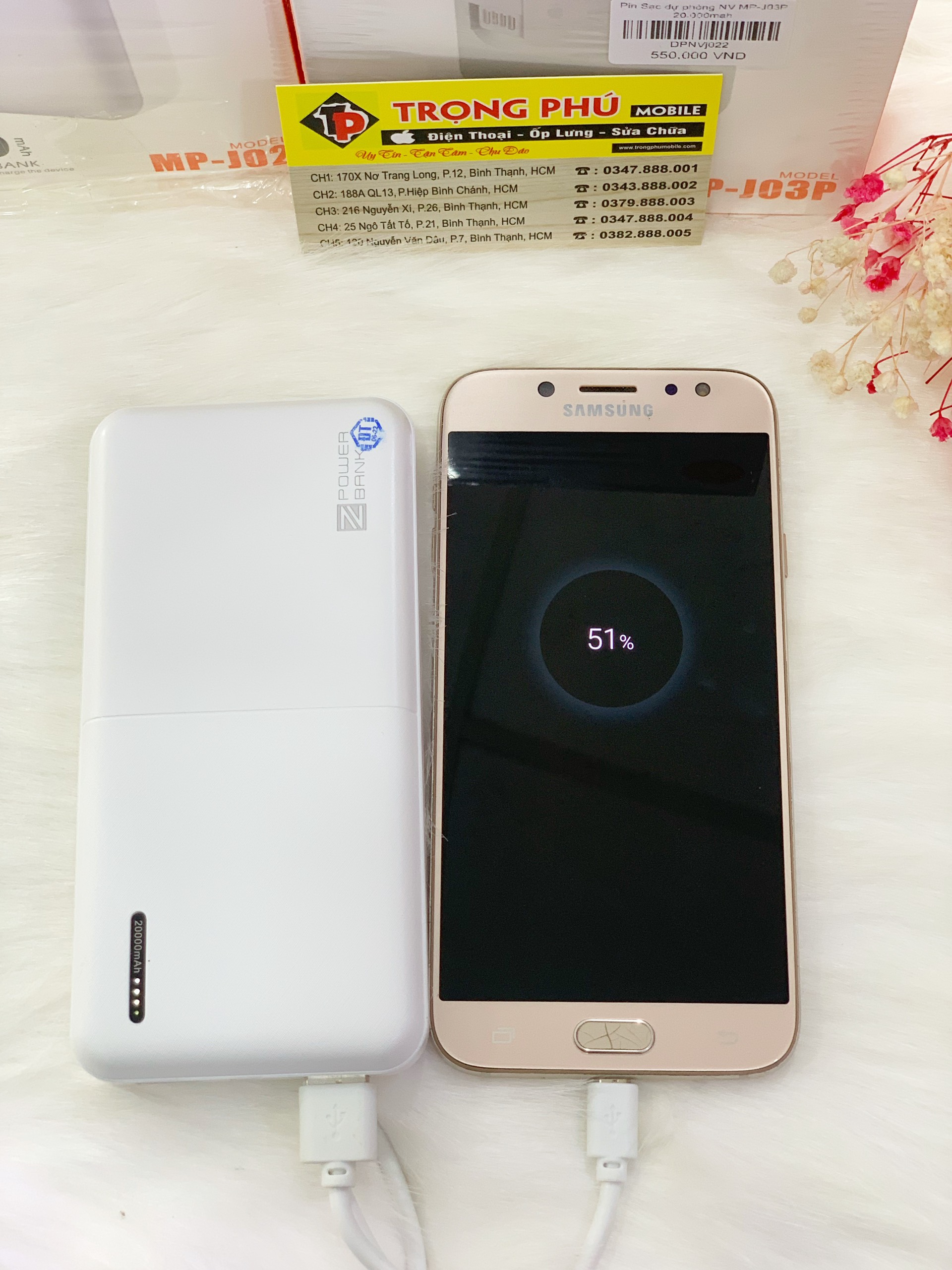 Pin Sạc dự phòng NV MP-J02 20.000mah