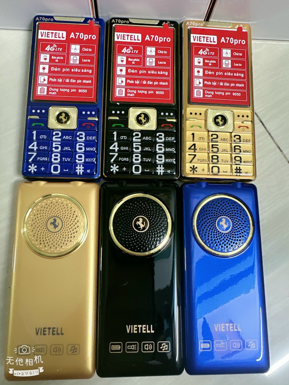 Điện thoại Viettell A70 pro 4G Mẫu vuông - Sóng 4G chuẩn