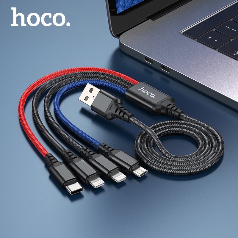 Cáp sạc Hoco X76 4 đầu