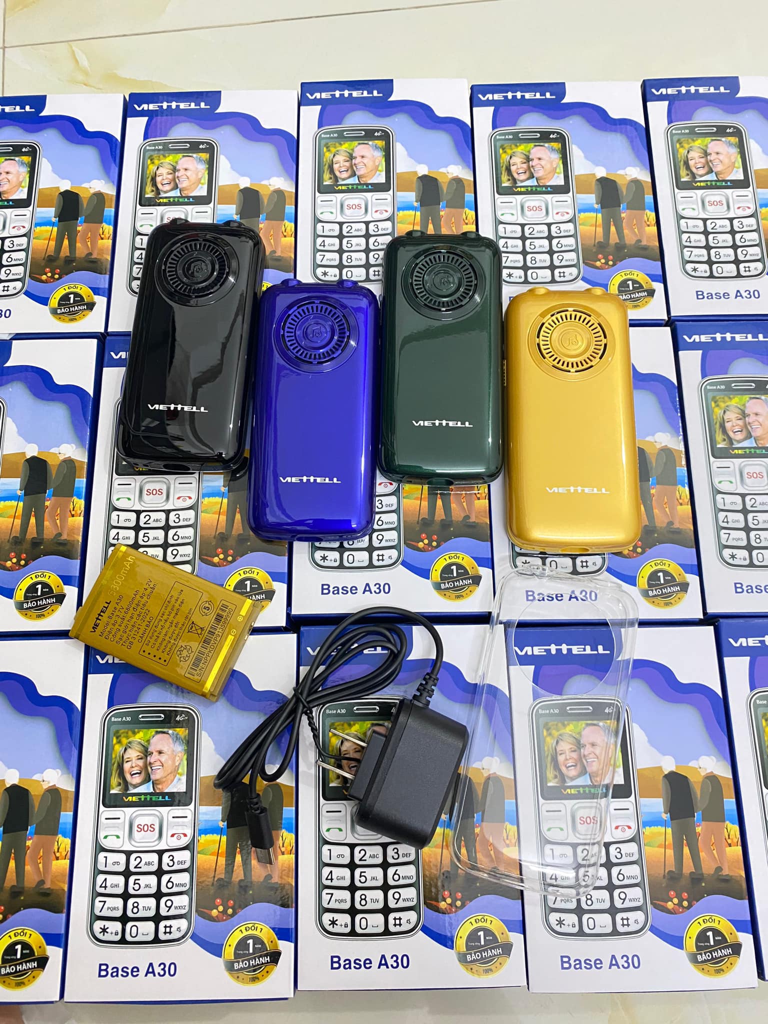Điện thoại Người già Viettell A30 4G - Sóng 4G chuẩn