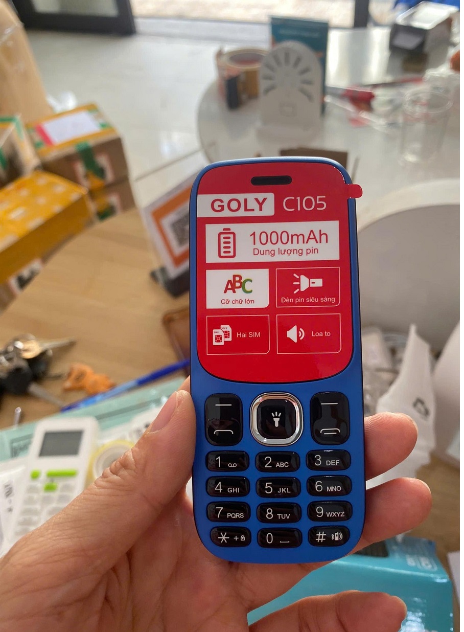 Điện thoại Goly C105 4G - Sóng 4G chuẩn