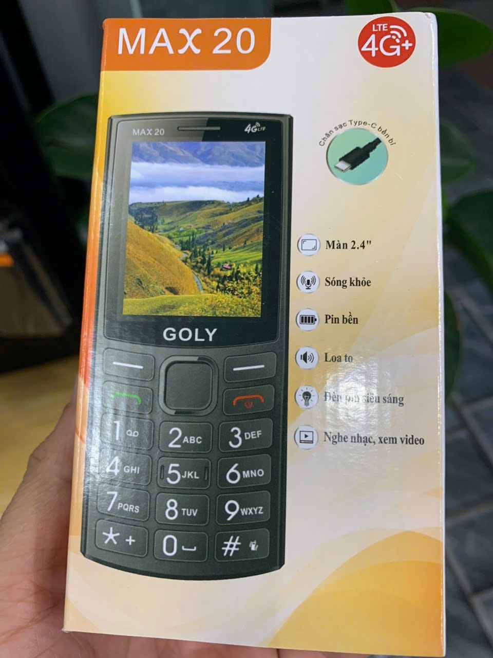Điện thoại Goly Max20 4G - Sóng 4G chuẩn