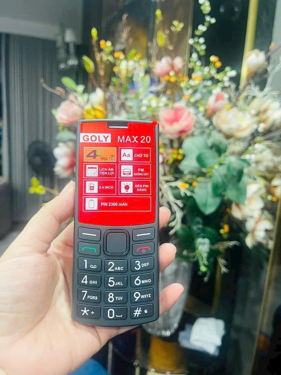 Điện thoại Goly Max20 4G - Sóng 4G chuẩn
