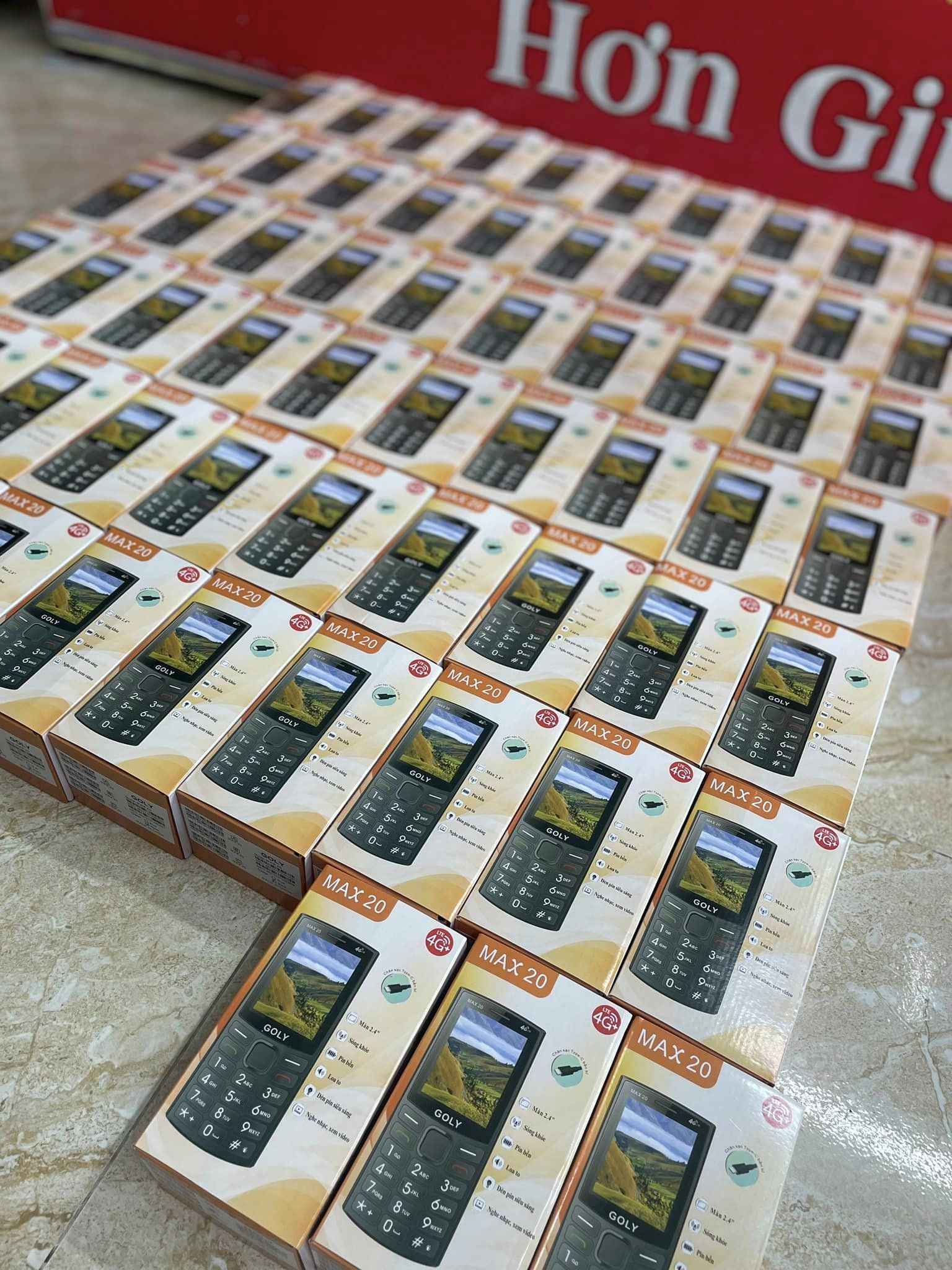 Điện thoại Goly Max20 4G - Sóng 4G chuẩn
