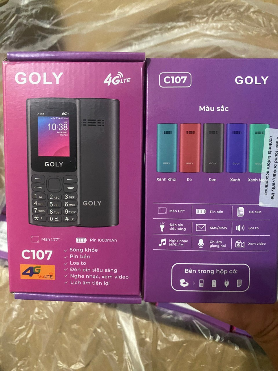 Điện thoại Goly C107 4G - Sóng 4G chuẩn