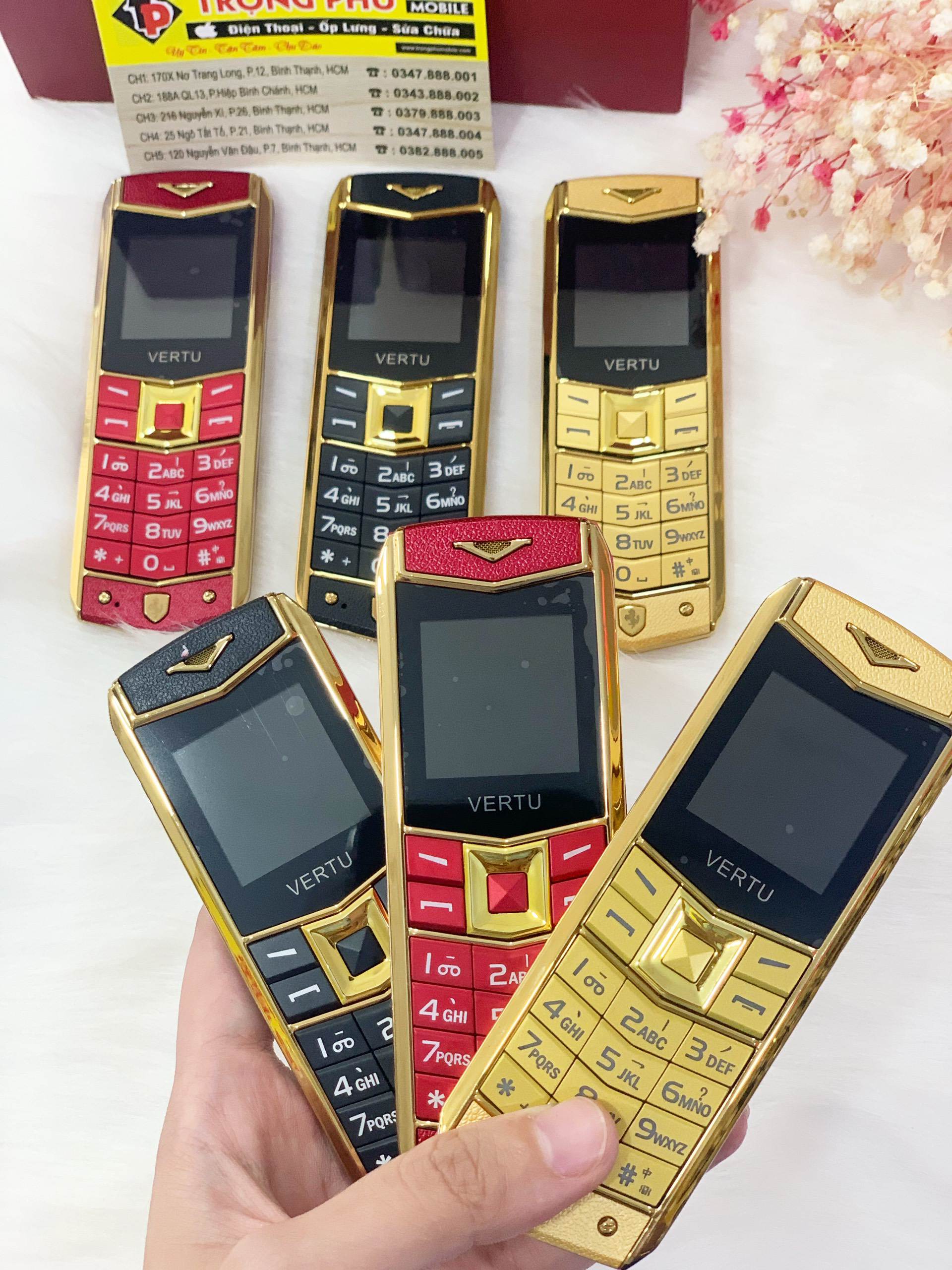 Điện thoại Vertu rep A8 (K7) kiểu dáng sanh trọng