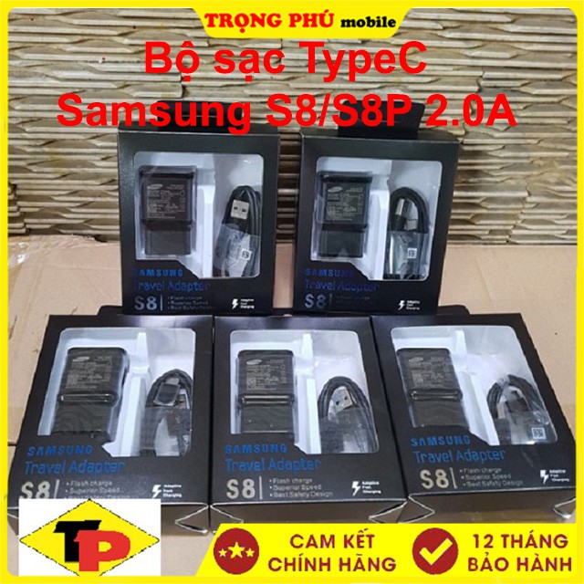 Bộ sạc USB-TypeC Samsung S8/S8P 2.0A Trọng phú mobile