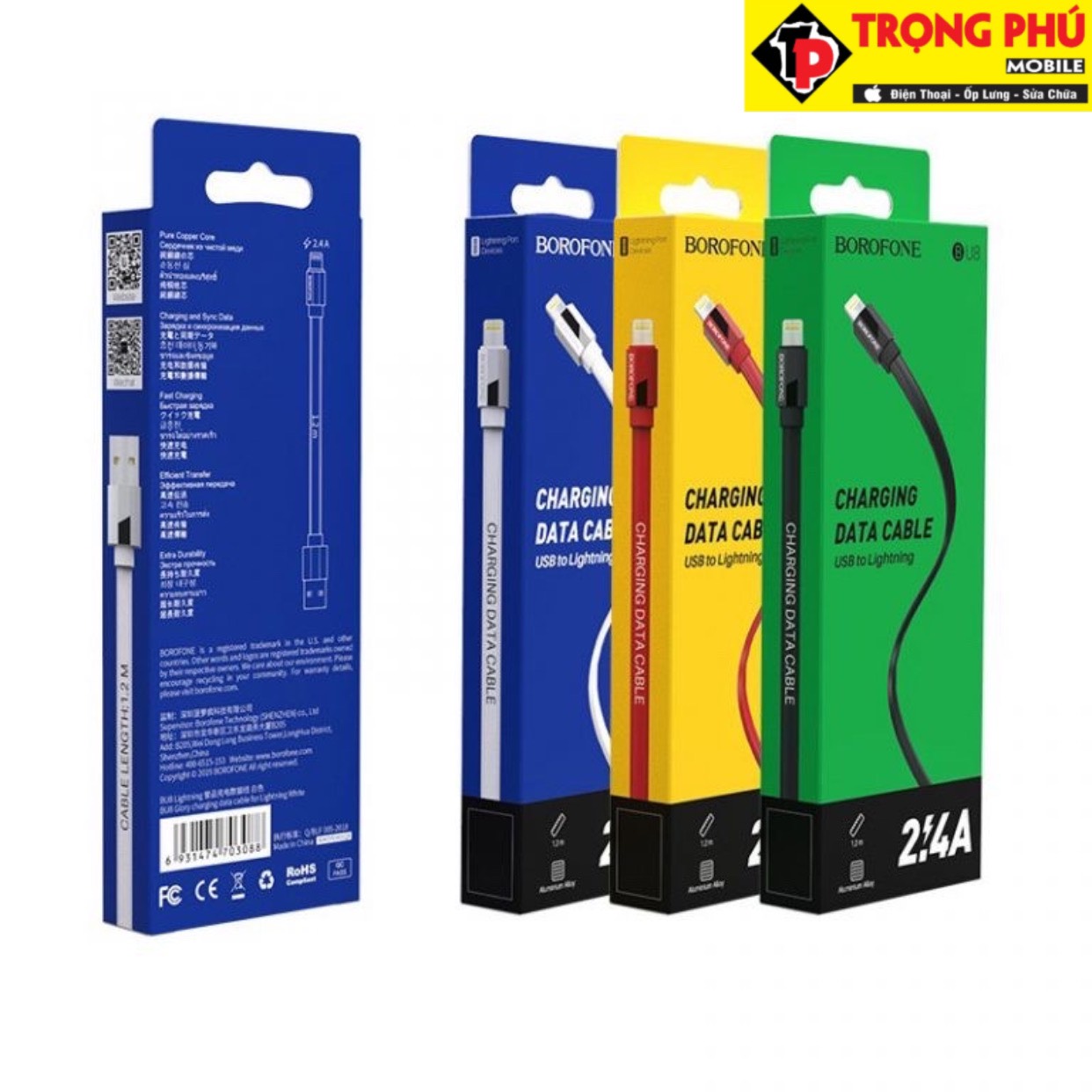 Cáp sạc Borofone BU8