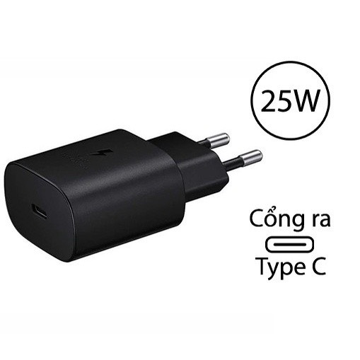 Bộ sạc Samsung 25W typeC-typeC lk sạc nhanh 170k