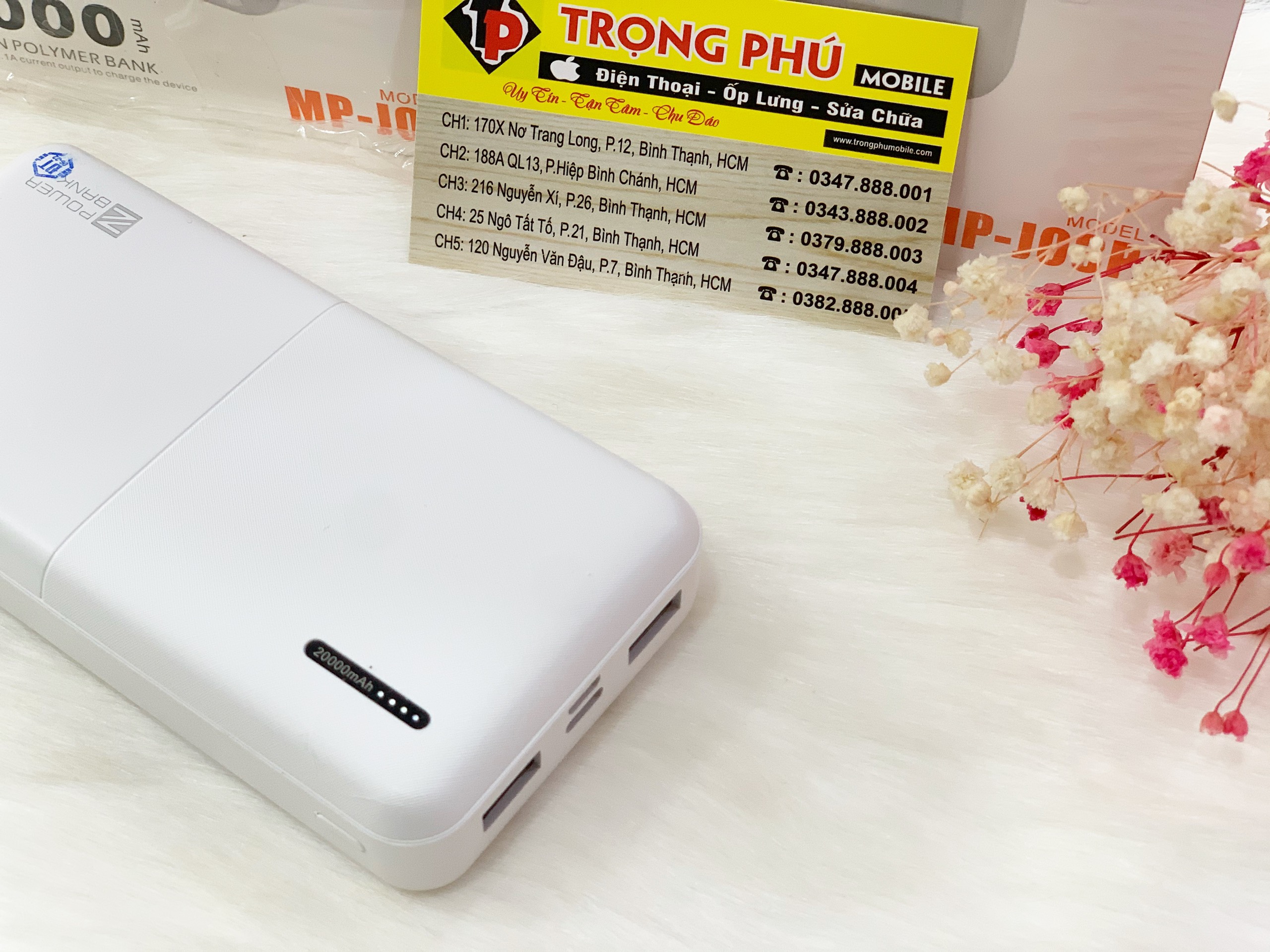 Pin Sạc dự phòng NV MP-J02 20.000mah