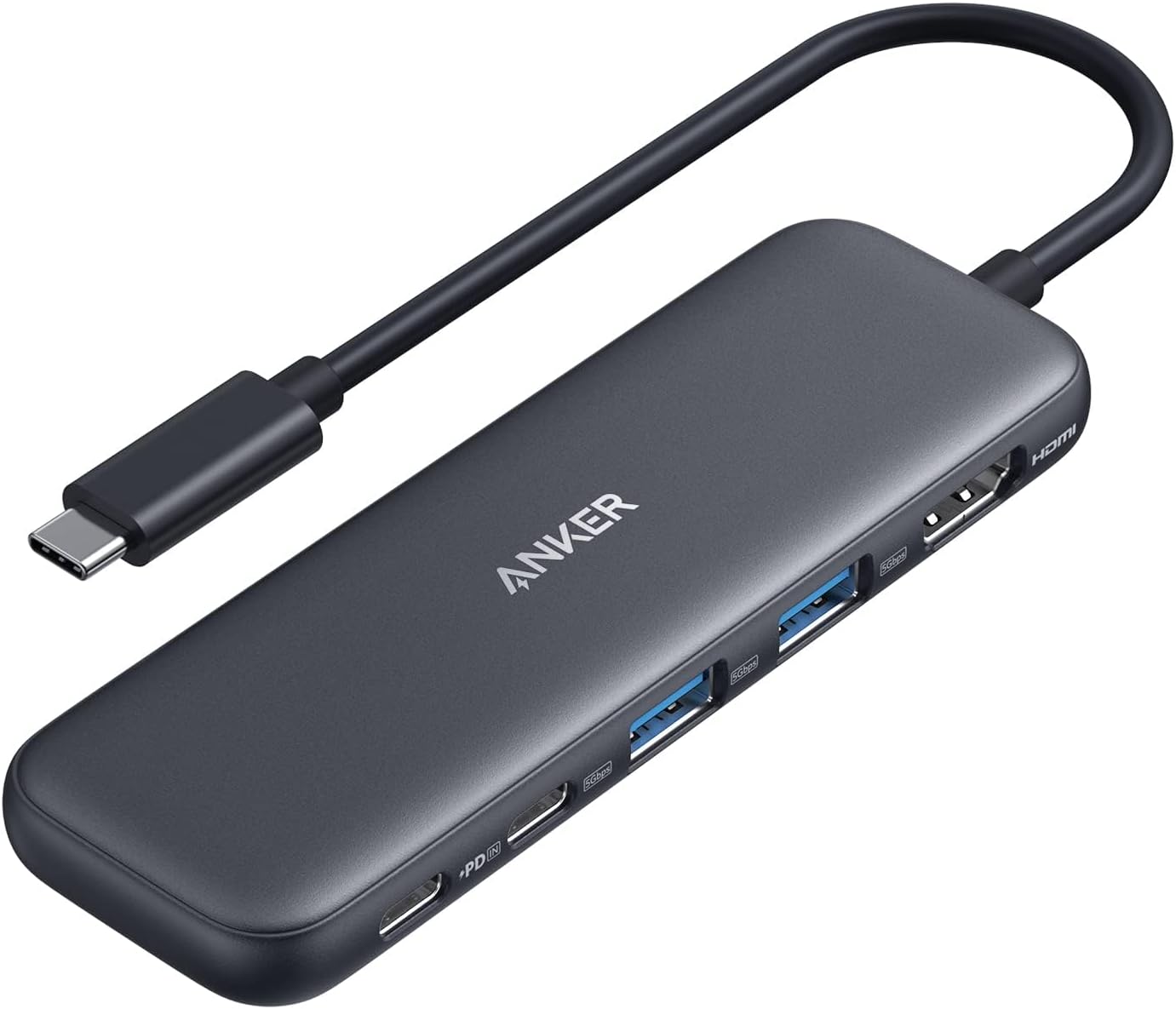 Hub chuyển đổi  Anker 332 USB-C Hub 5-in-1