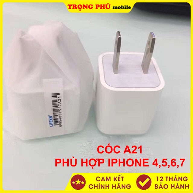 Cốc sạc iphone A21 40