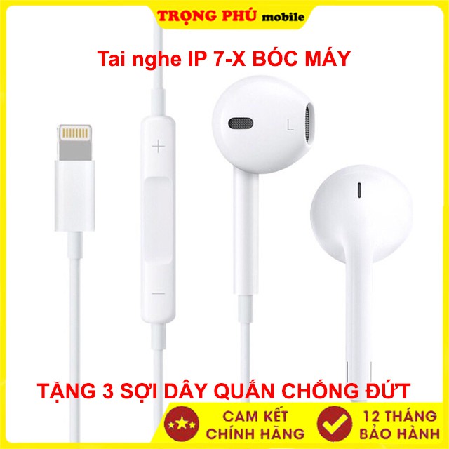Tai nghe dây iPhone 7-15 Lighting Chính hãng XT 490
