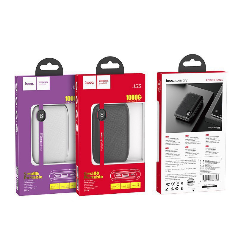 Pin Sạc dự phòng HOCO J53-10.000mAh