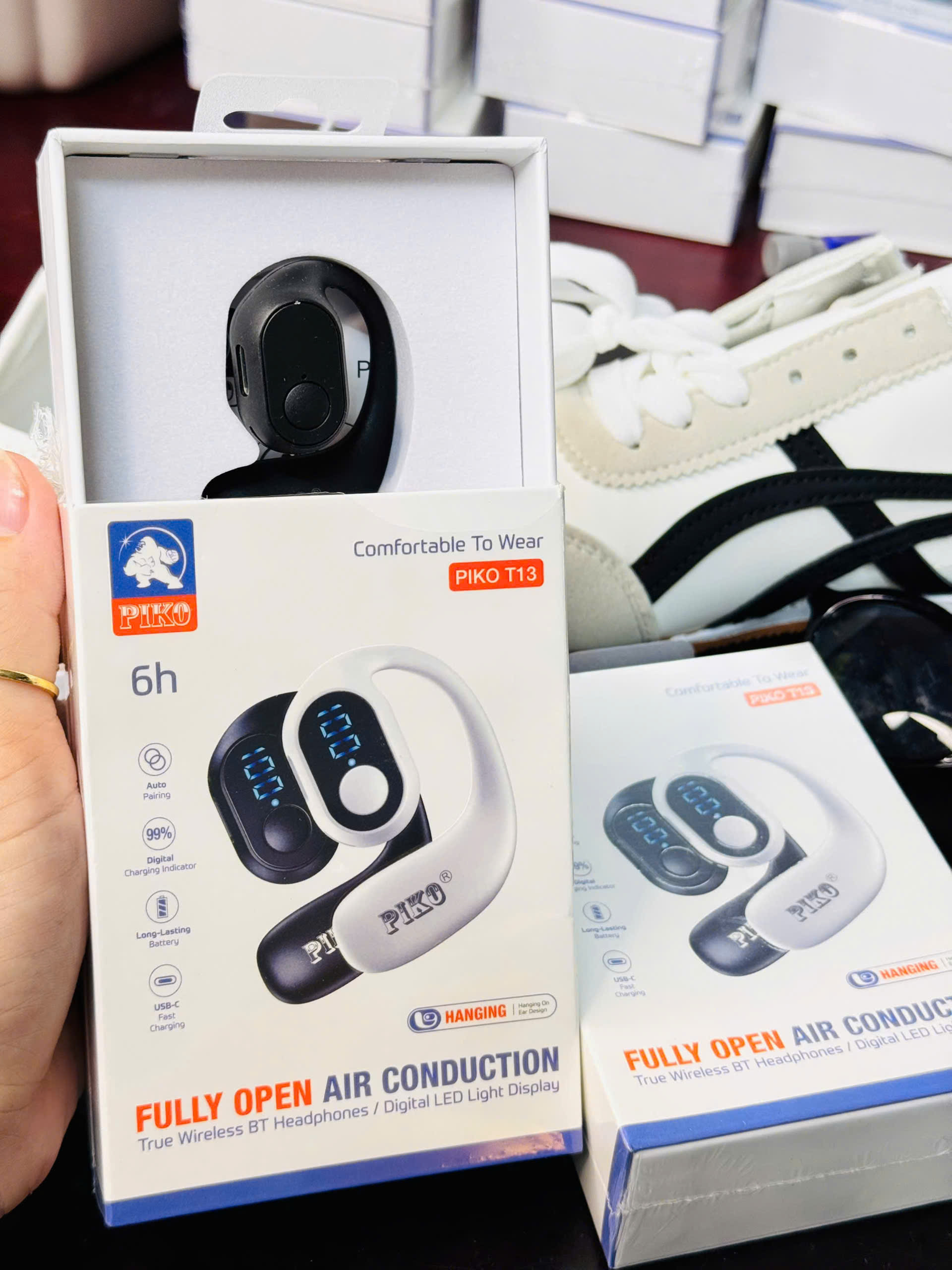 Tai nghe 1 tai Piko T13 6H có led