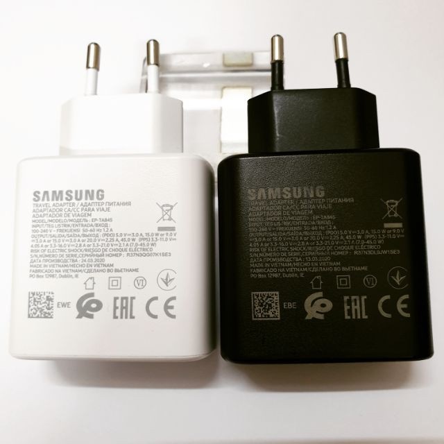 Cốc sạc samsung 45w Zin 290