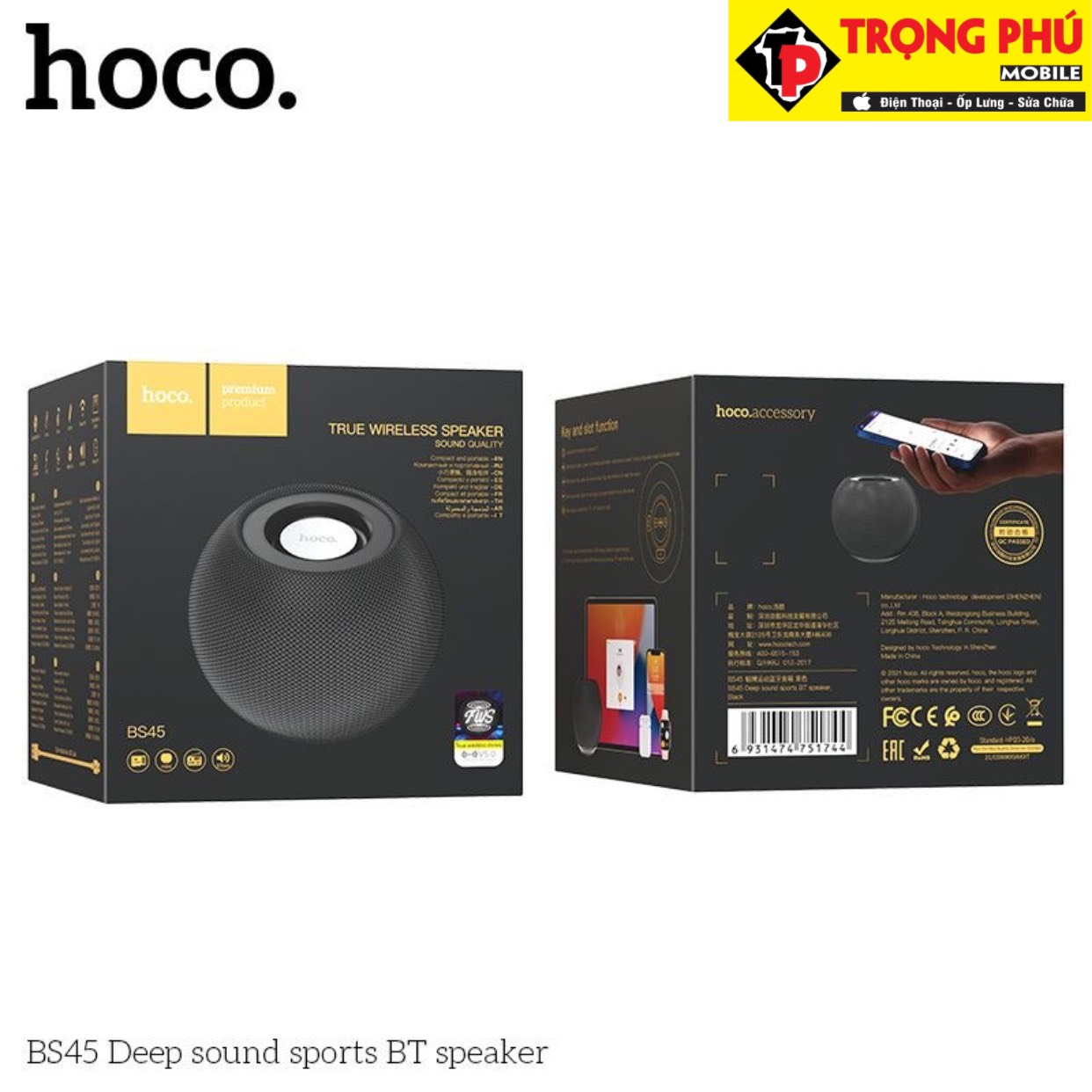 Loa bluetooth hoco BS45 Trọng phú mobile