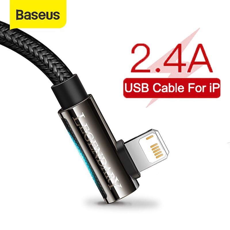 Cáp sạc Cáp sạc Iphone Baseus Legen Elbow chân gập Trọng phú mobile
