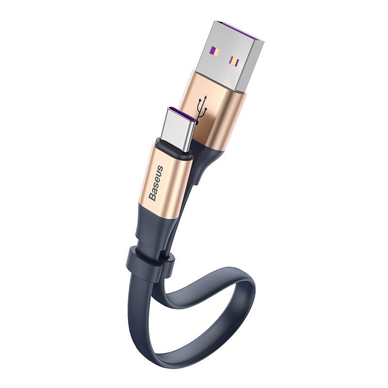 Cáp sạc ngắn Type-C 23cm Baseus 40W Trọng phú mobile